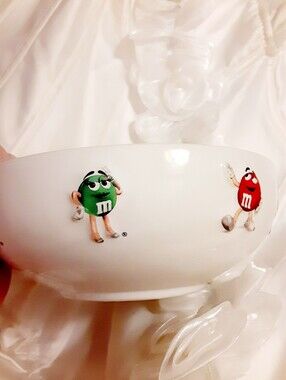M&M'S Characters White Ceramic Candy Bowl